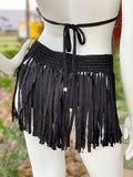 Onyx Fringe Skirt
